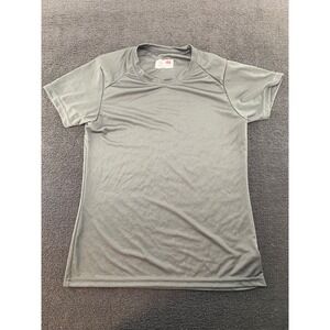 A4 Women's XS Gray Short Sleeve Athletic‎ T-Shirt Moisture Wicking Performance
